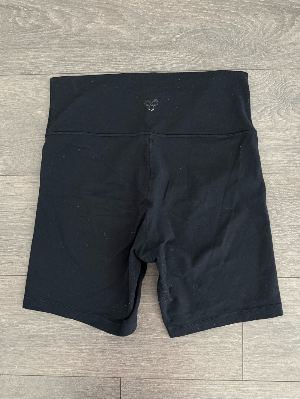 High-Waist Black Yoga Bike Shorts Aritzia tna Large L